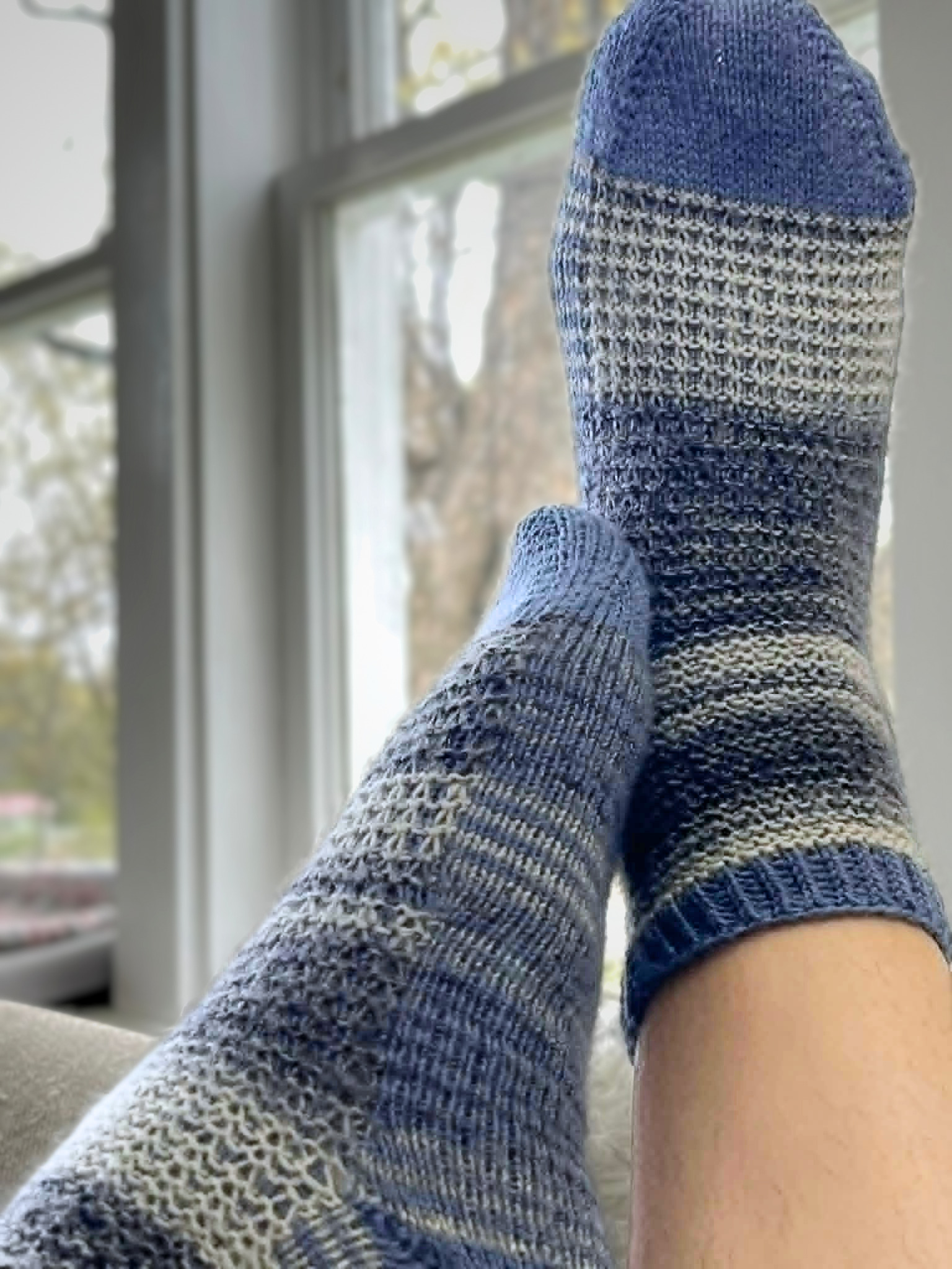 Gaufre Socks for Auntie Karie