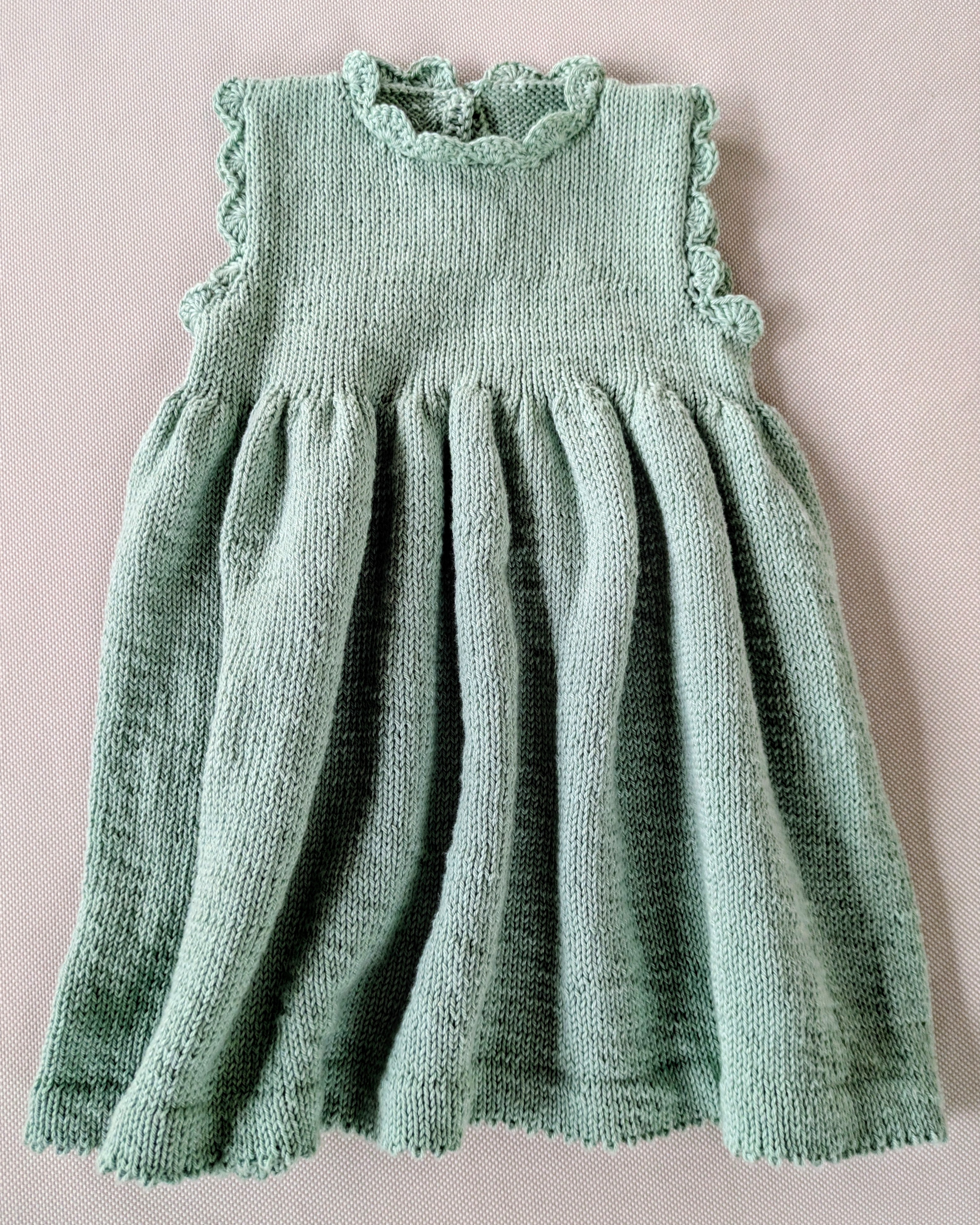 Sleeveless baby dress